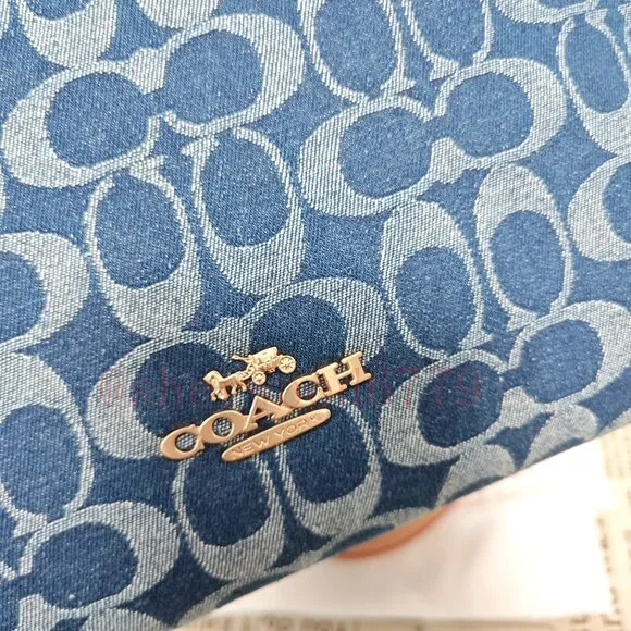 🥳🥳Coach Laurel Shoulder Bag Denim - Picture 11 of 11